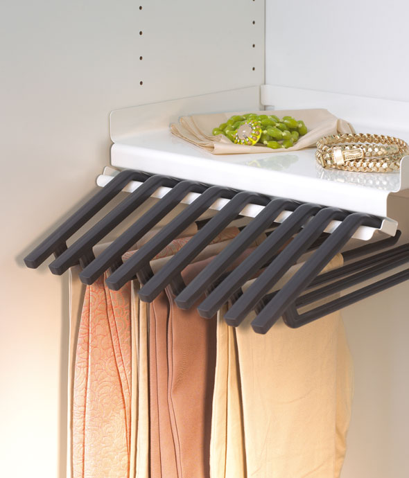 Trouser rack wall online mounted